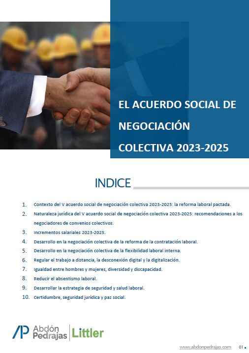 El Acuerdo Social de Negociación Colectiva 2023-2025