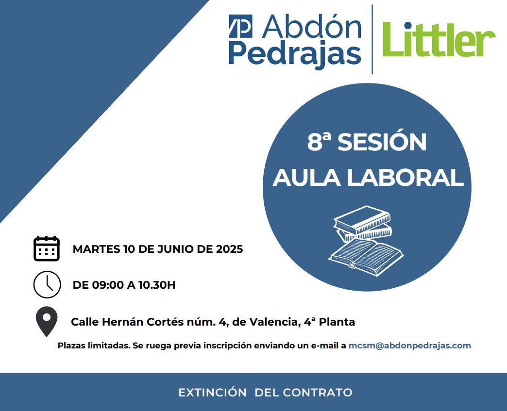 8ª SESIÓN AULA LABORAL.- EXTINCIÓN DEL CONTRATO