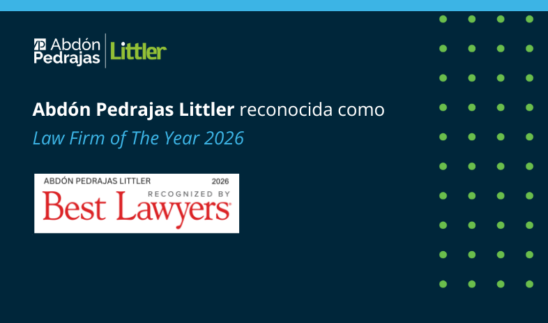 Reconocimiento: Best Law Firm of the Year Labor & Employment 2026