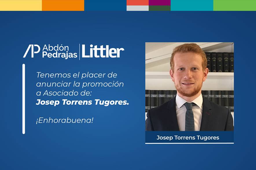 Tenemos el placer de anunciar la promoción a Asociado de: Josep Torrens Tugores.  ¡Enhorabuena!.
