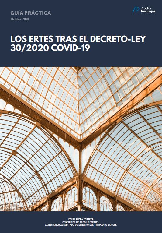 LOS ERTES TRAS EL DECRETO-LEY 30/2020 COVID-19