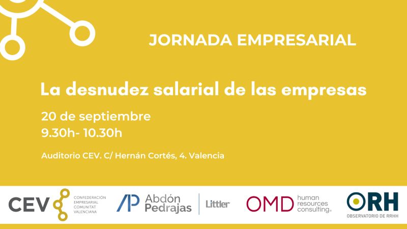 Jornada presencial en Valencia: La desnudez salarial de las empresas