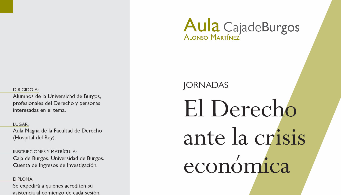 Jornadas El Derecho ante la crisis económica