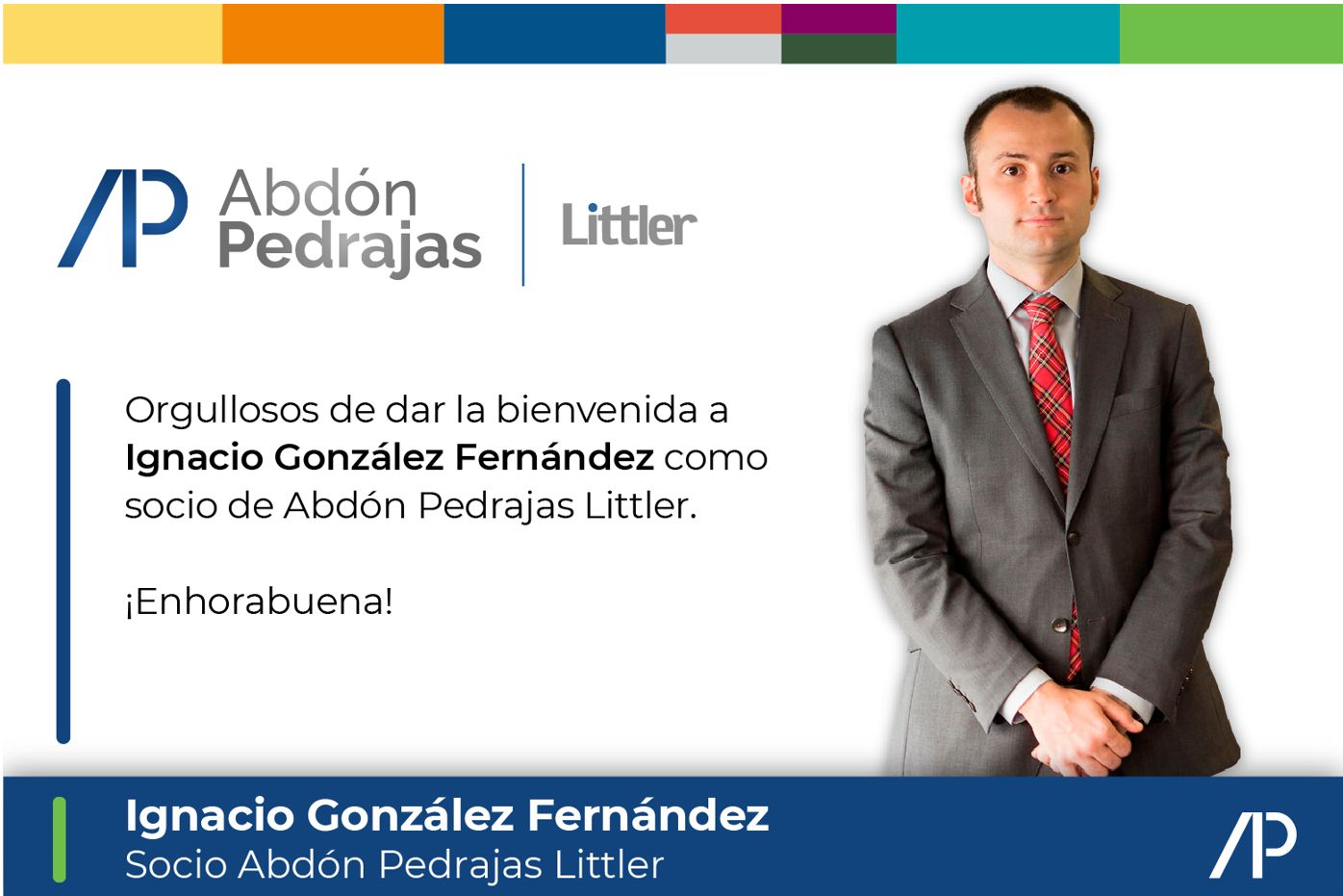  Ignacio González Fernández  Socio Abdón Pedrajas Littler