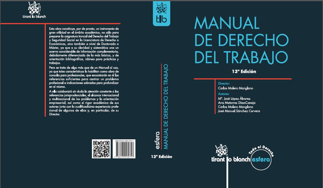 MANUAL DE DERECHO DEL TRABAJO - 13ª EDICION